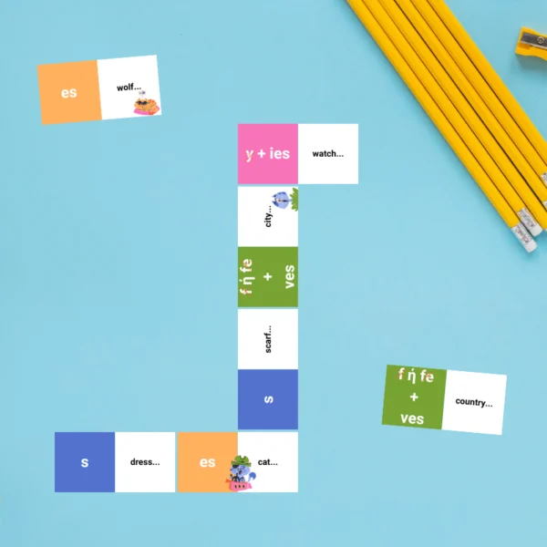 Ο πληθυντικός στα αγγλικά Ντόμινο